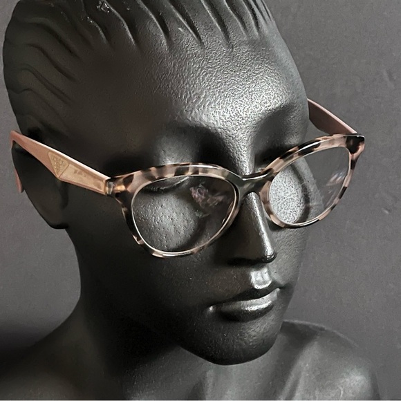 Prada Tortoise Butterfly Eyeglass Frames - Italy - Picture 2 of 14
